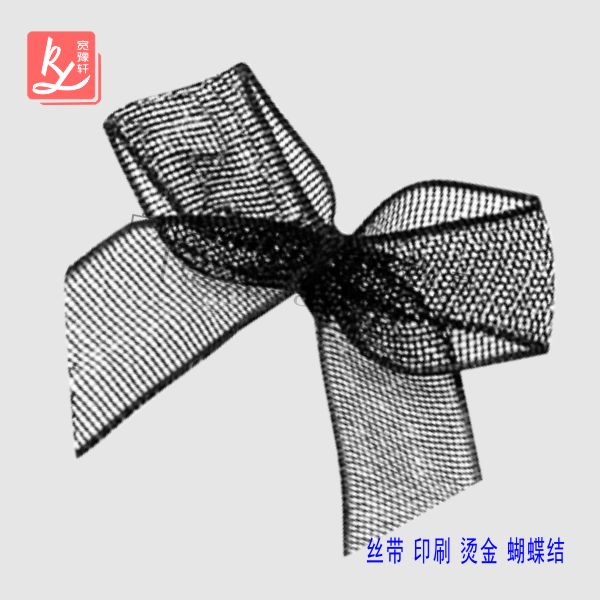 黑色雪紗帶蝴蝶結(jié)
